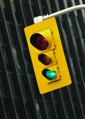 green traffic light - Traffic Safety is a Go at Corning West High School Intersection