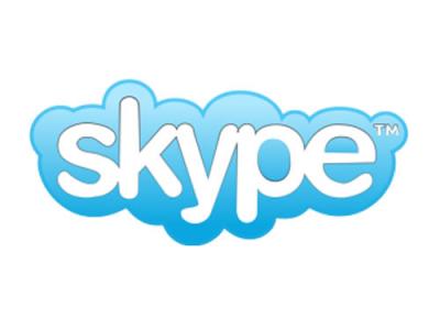 Skype logo - Internet Service Brings Testimony From Half the World Away