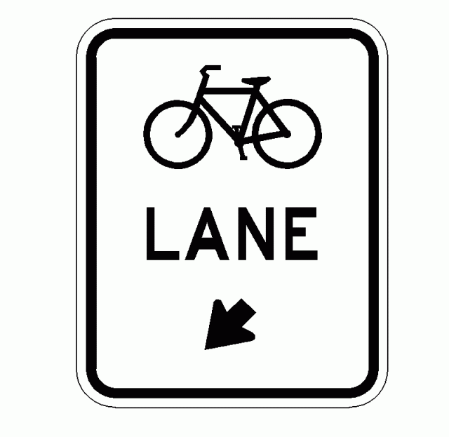 Bike Lane Arrow1 - NY Bicycle Accident Lawyer Outraged by Dangerous Facebook FanPage‏