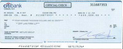 Citibank-check