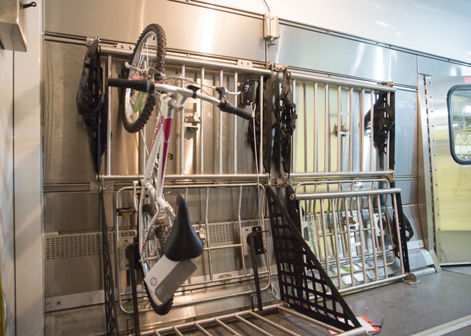 New bike-friendly baggage cars produced at CAF USA will be available on Amtrak long-distance routes by the end of the year.