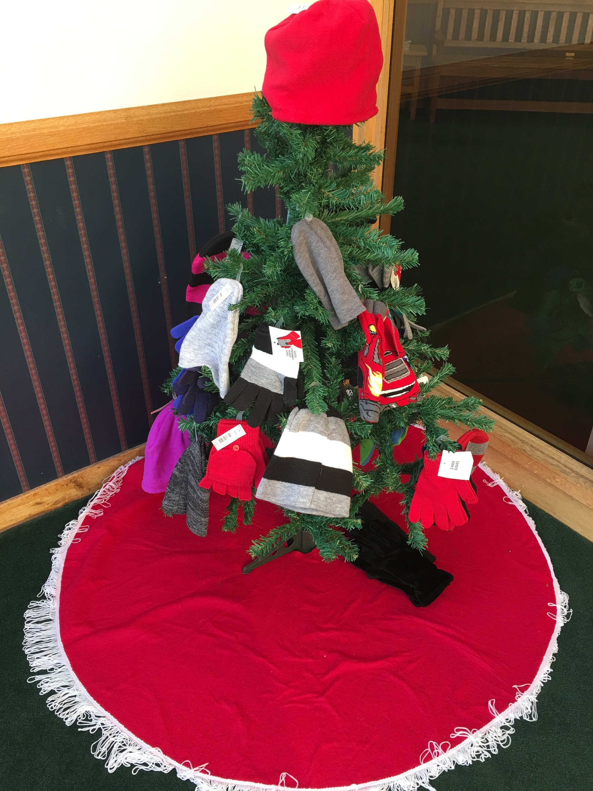 Help us fill our Mitten Trees with winter clothing now through Dec. 5.