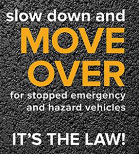 move over poster2 272x300 - DOT Worker Hurt By Trucker Who Is Accused Of Violating Move Over Law, Says NY and PA Personal Injury Lawyer
