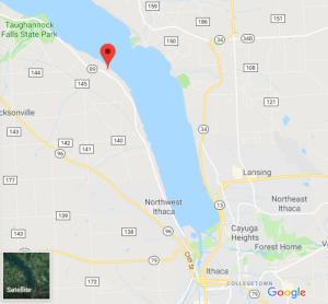 map 300x278 - Fatal Crash Update: Police Identify Three People Who Were Seriously Injured In Tompkins County Crash That Killed Seneca Falls Woman