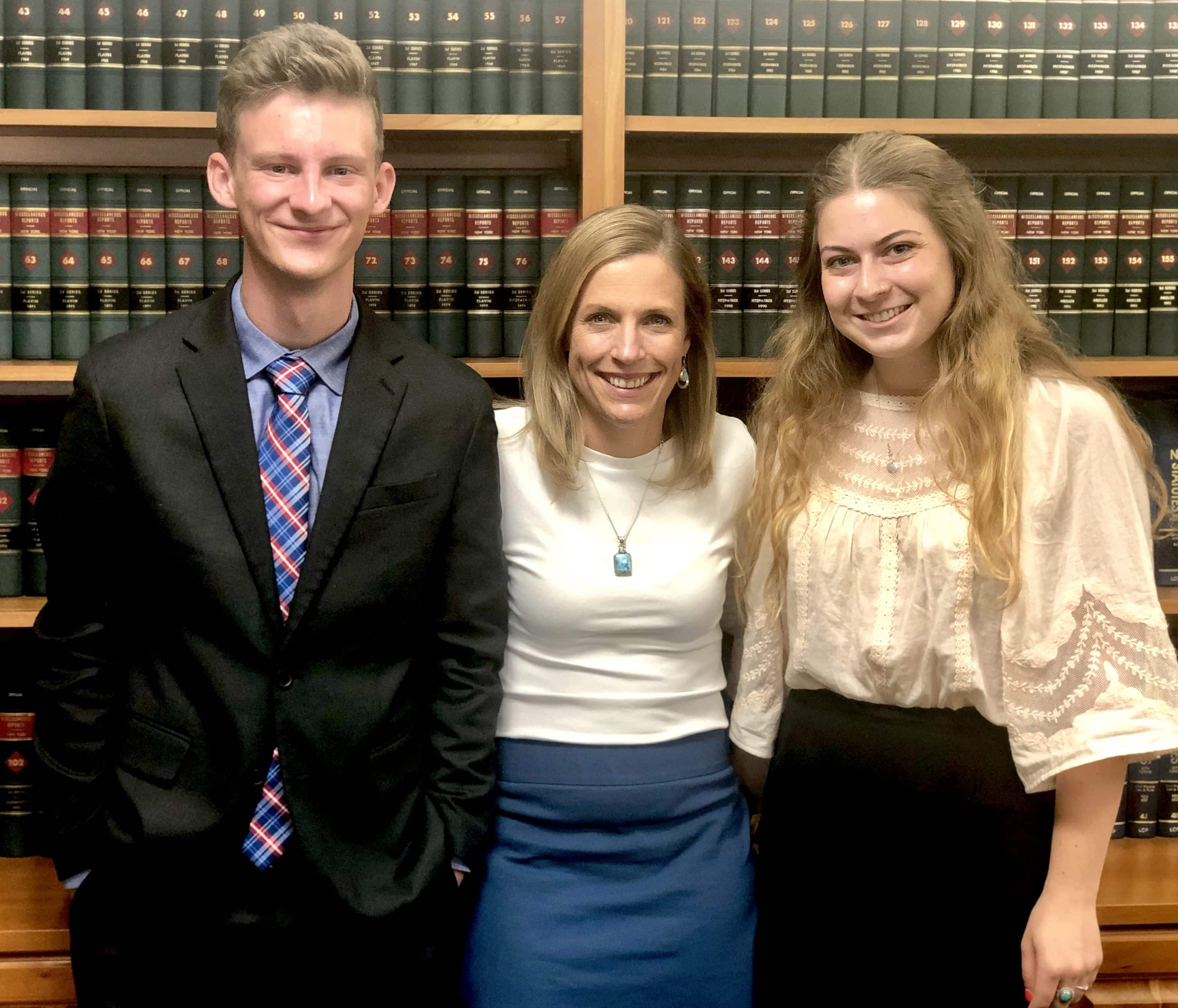 Christina and interns - Meet Our Future Legal Eagles: Summer Interns Eyeing Law School After Working With Christina Sonsire